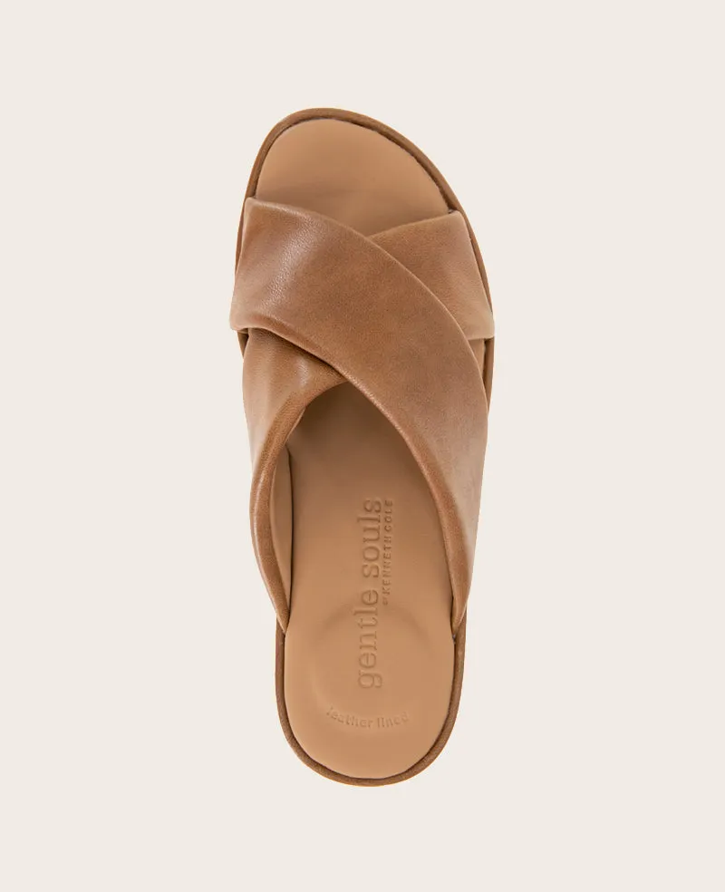 GENTLE SOULS - River Leather X Band Platform Sandal