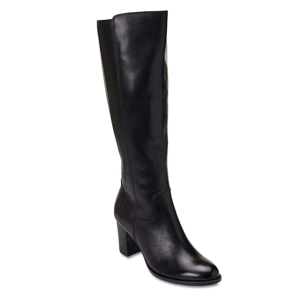 Germaine Boot in Black Leather