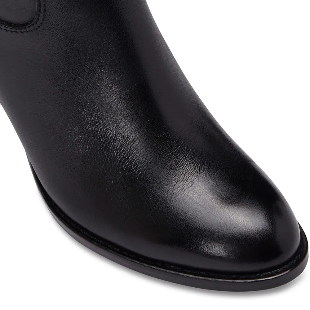 Germaine Boot in Black Leather
