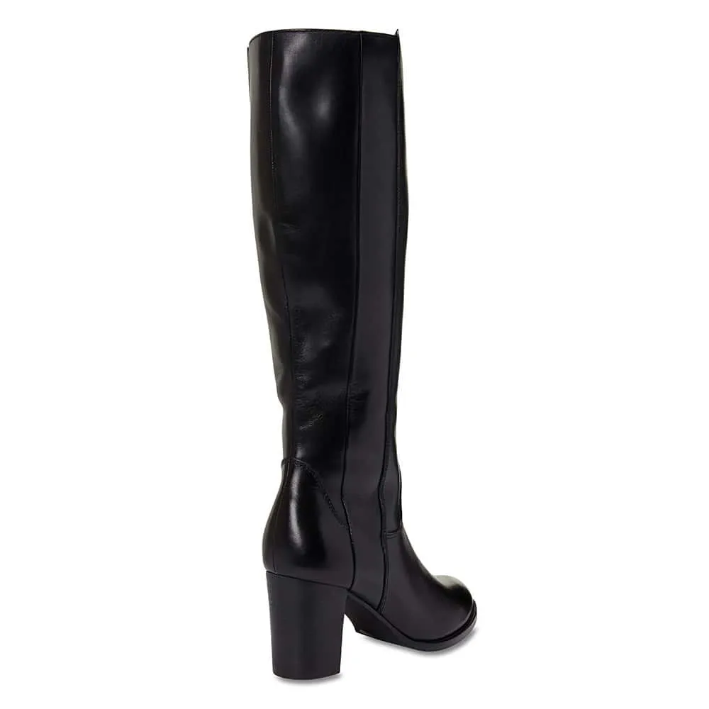 Germaine Boot in Black Leather