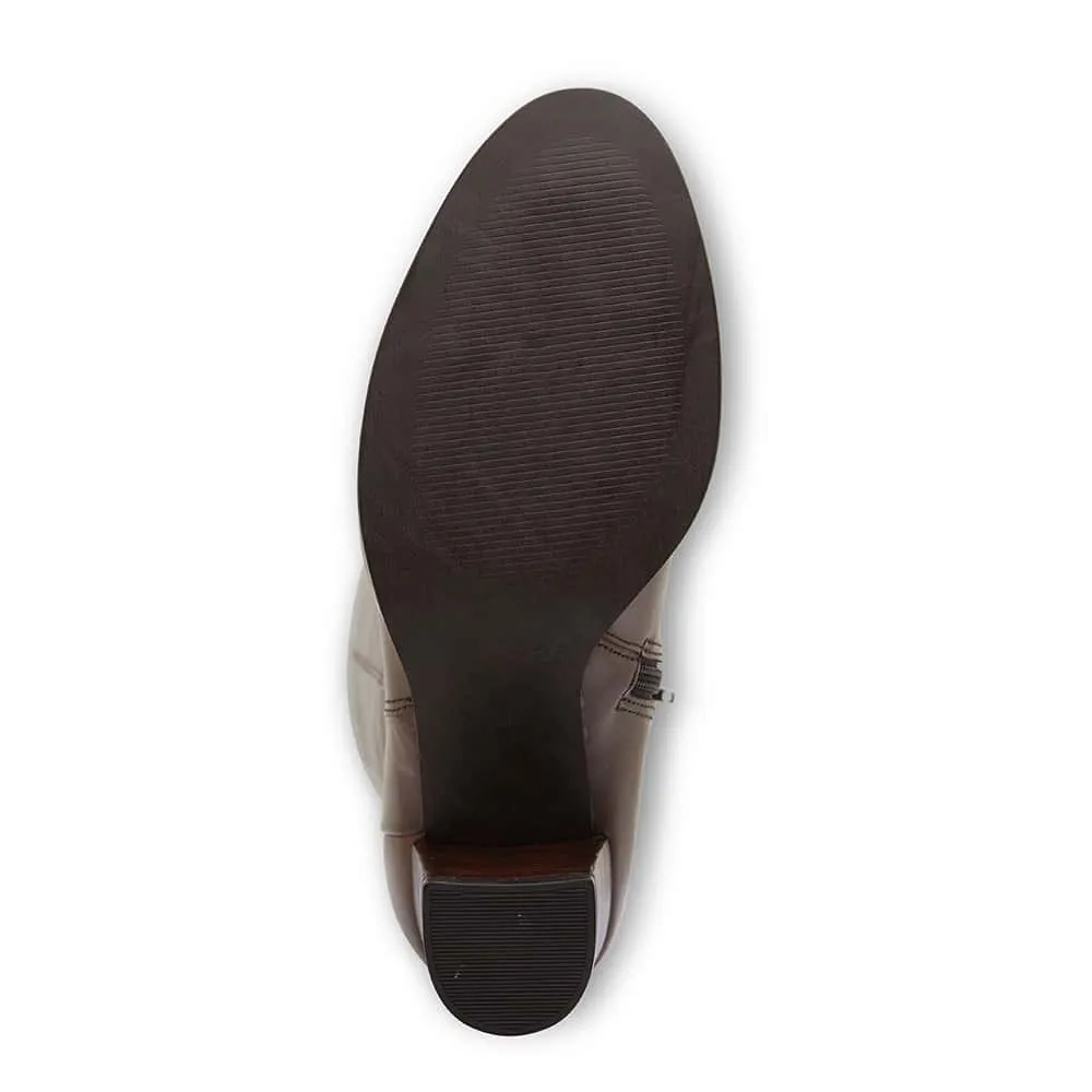 Germaine Boot in Brown Leather