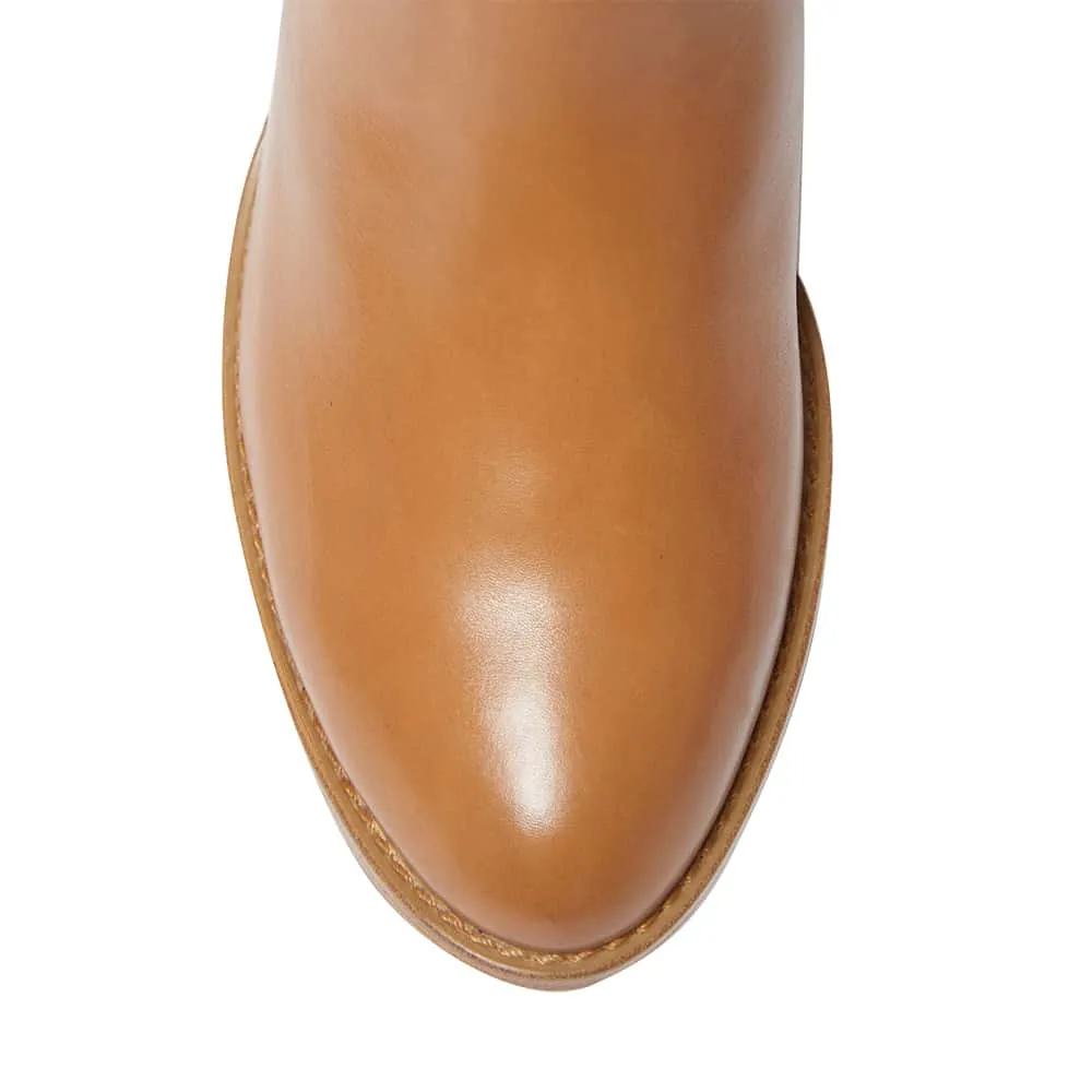 Germaine Boot in Tan Leather