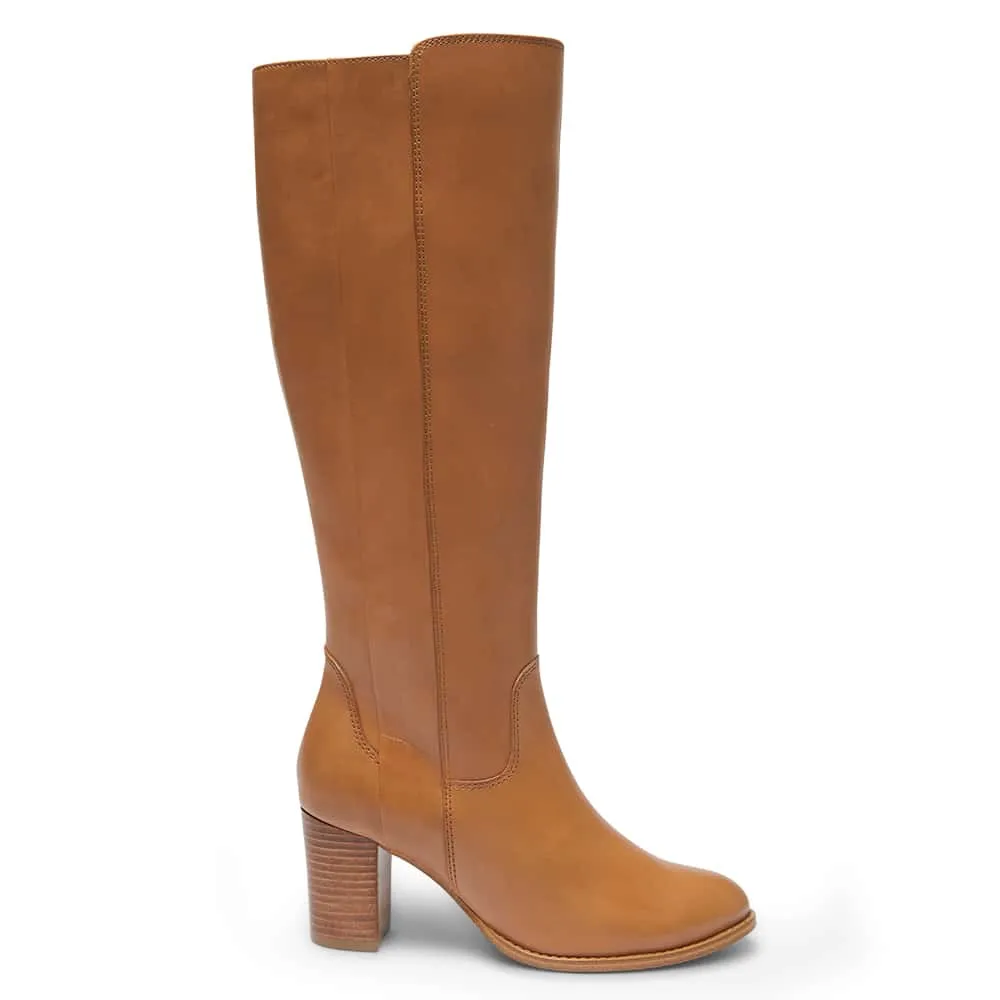 Germaine Boot in Tan Leather