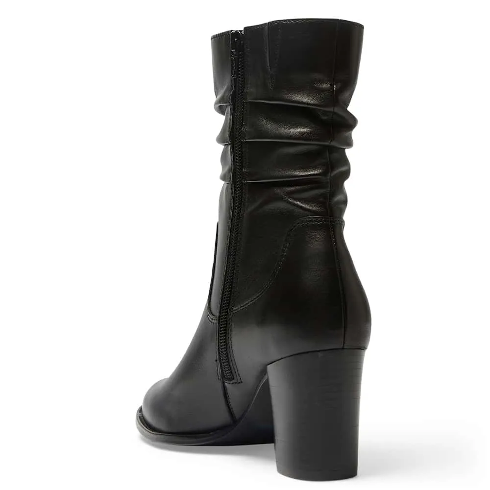 Gibson Boot in Black Leather