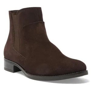 Glasgow Boot in Chocolate Suede Suede