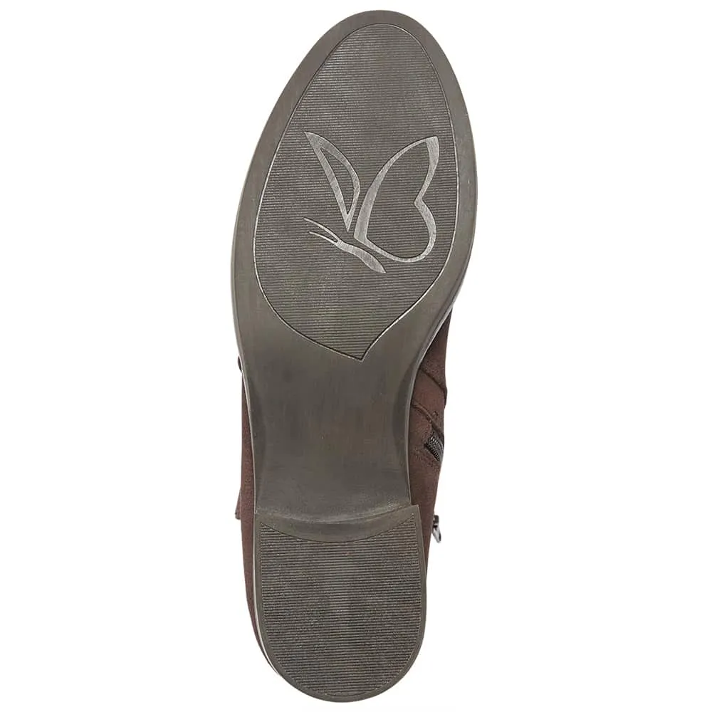 Glasgow Boot in Chocolate Suede Suede