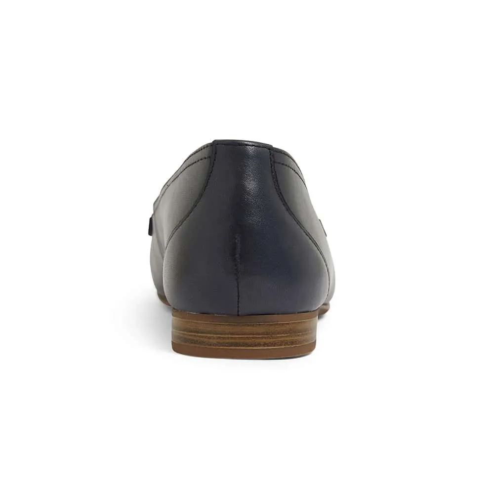 Glebe Loafer in Navy Leather
