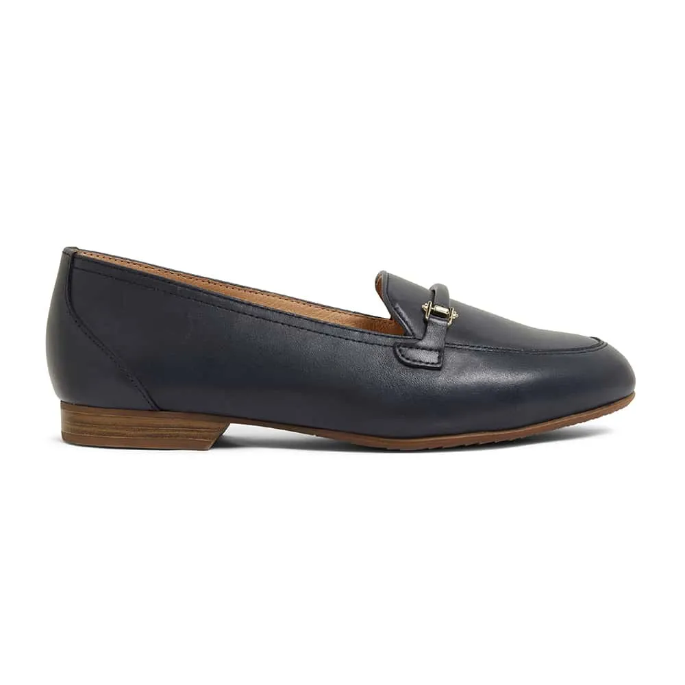 Glebe Loafer in Navy Leather