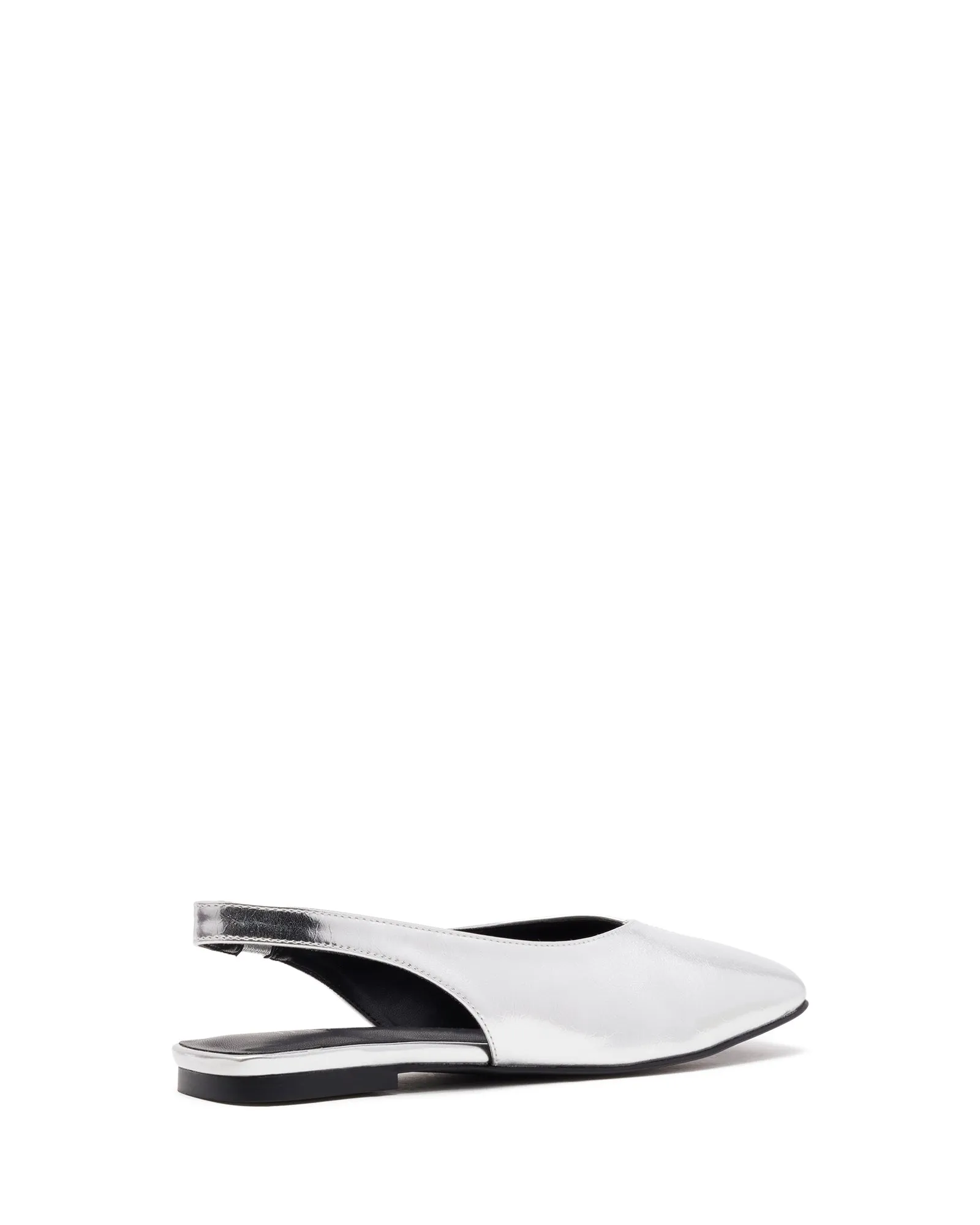 Graze Slingback Flat Silver