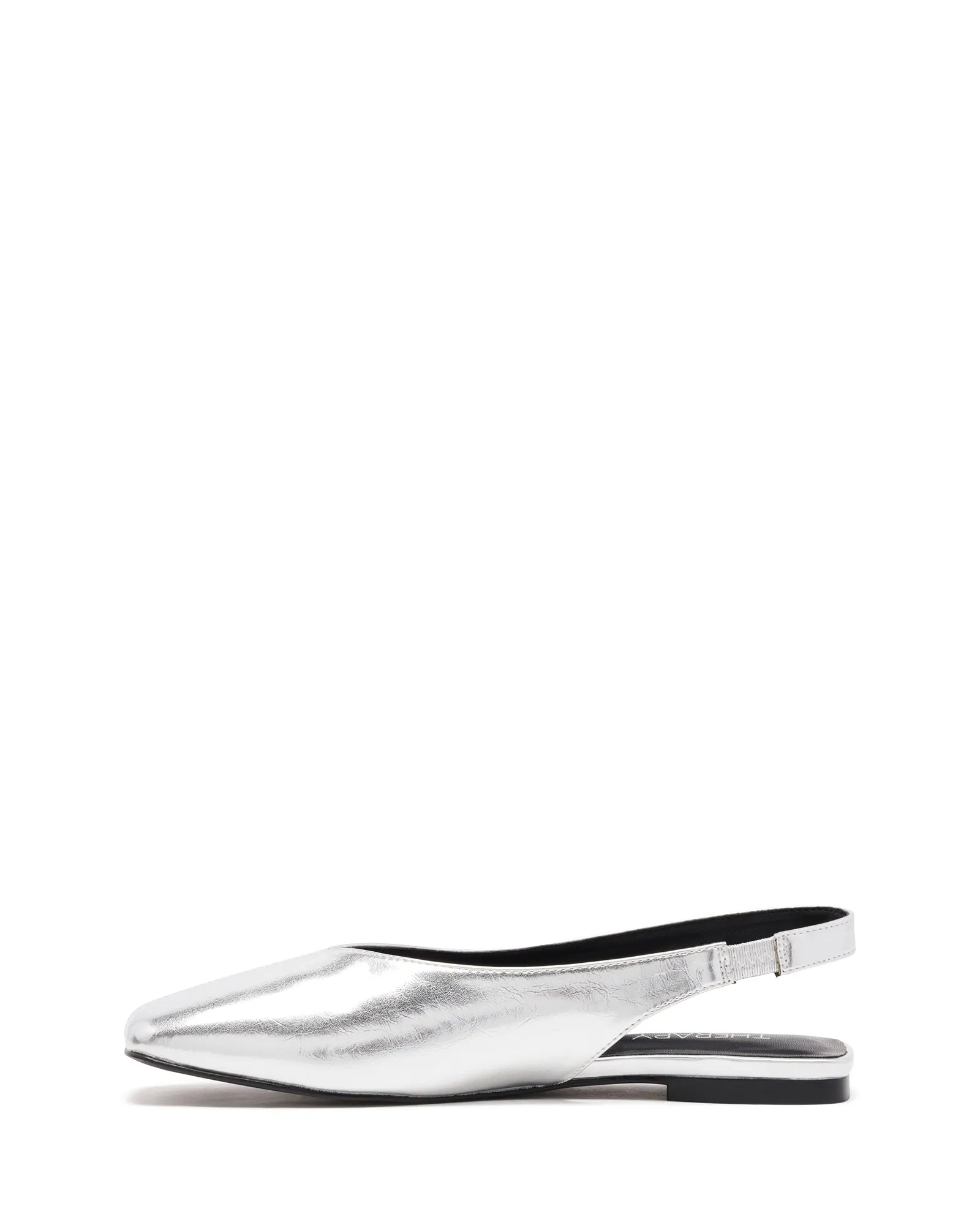 Graze Slingback Flat Silver