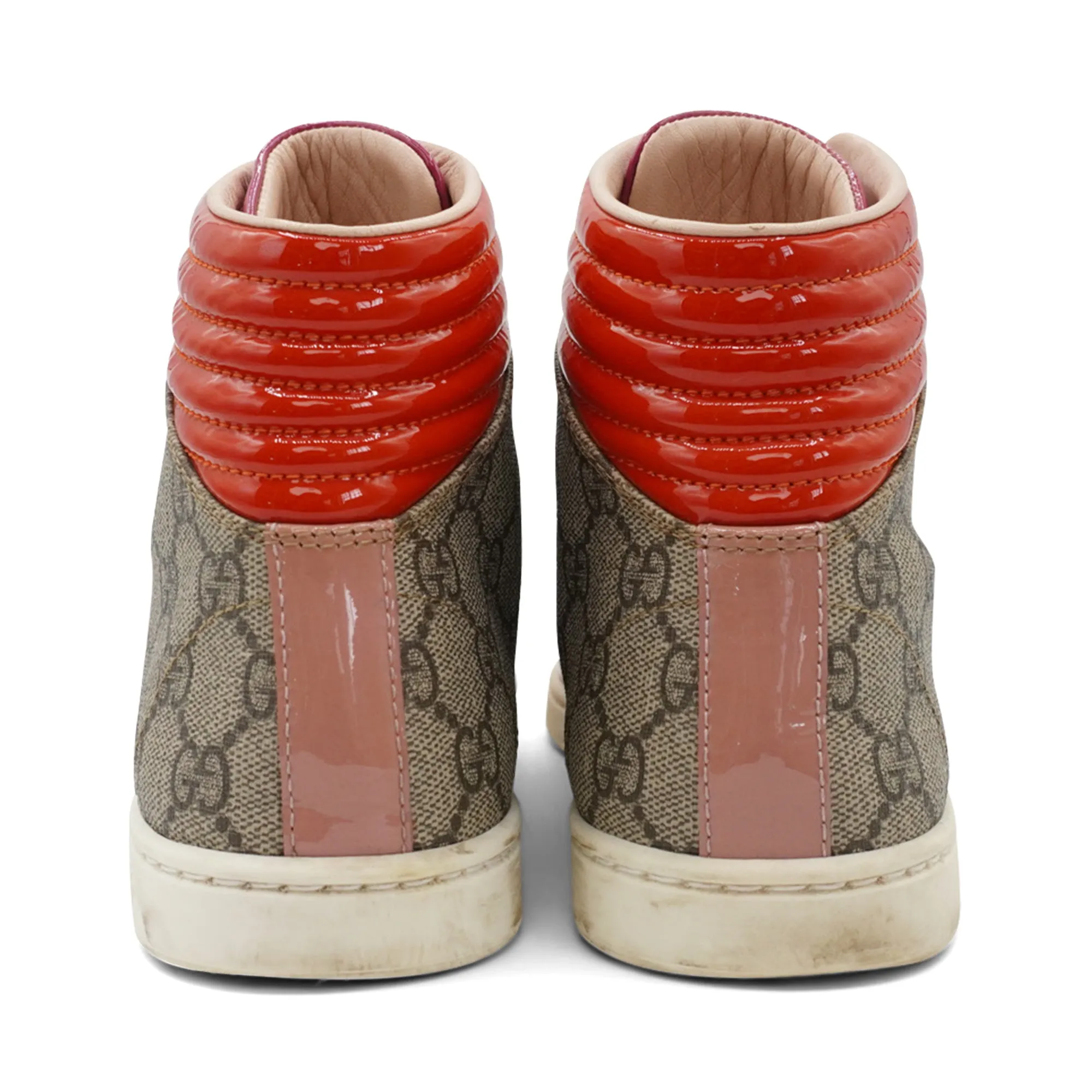 Gucci 'GG Supreme' High-Top Sneakers - Women's 38