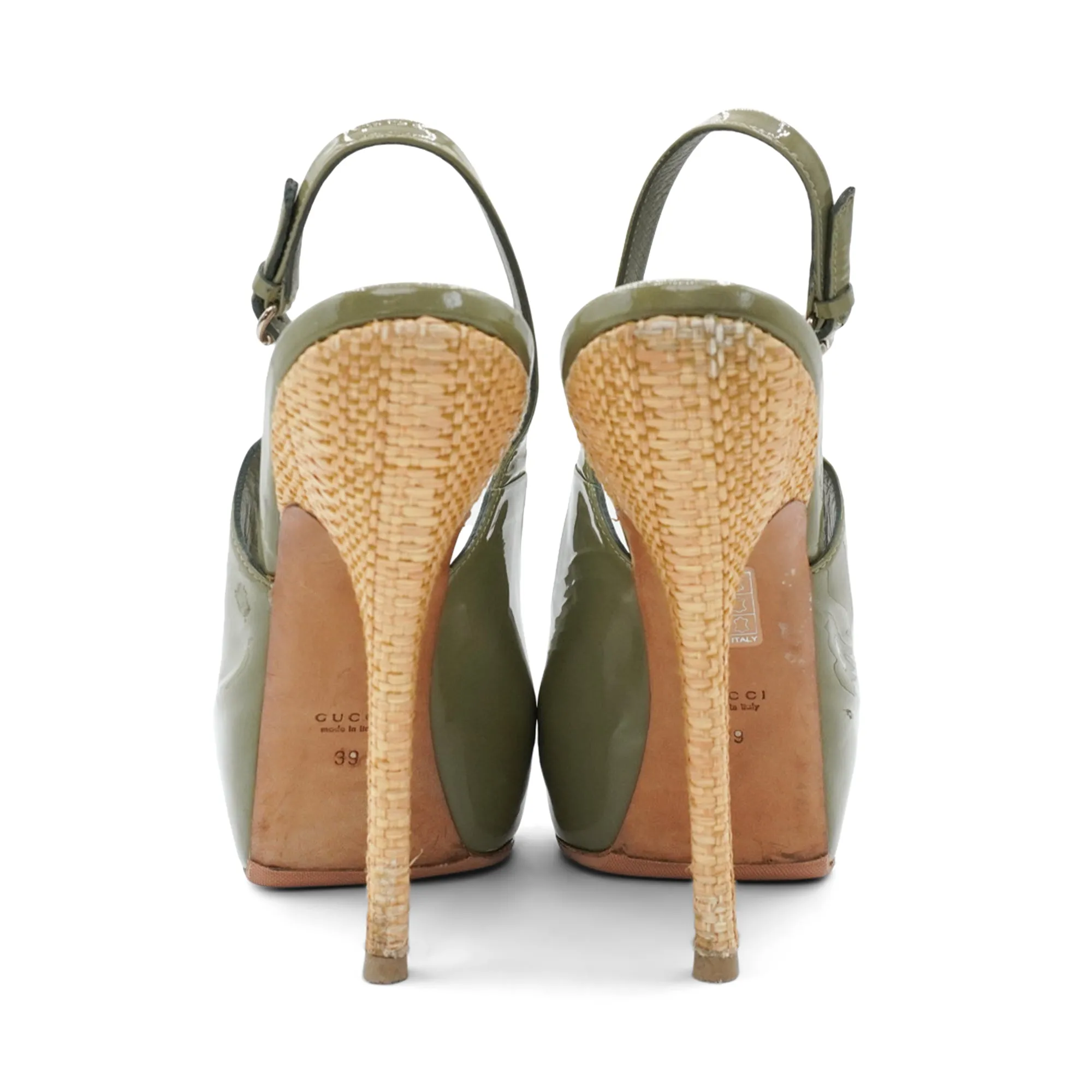 Gucci 'Sofia' Slingback Heels - Women's 39