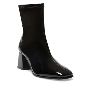 Hampton Boot in Black Patent Crinkle Stretch Patent
