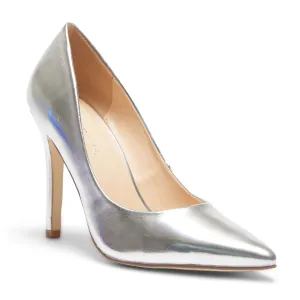 Harbour Heel in Silver Metallic