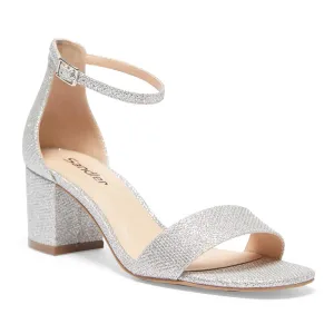 Harmony Heel in Silver Fabric
