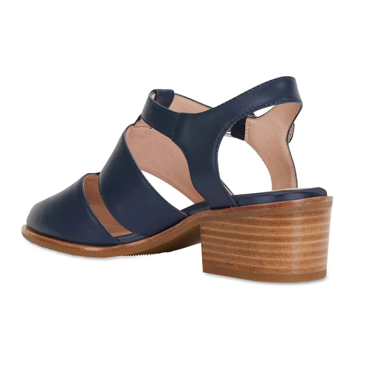 Hart Heel in Navy Leather