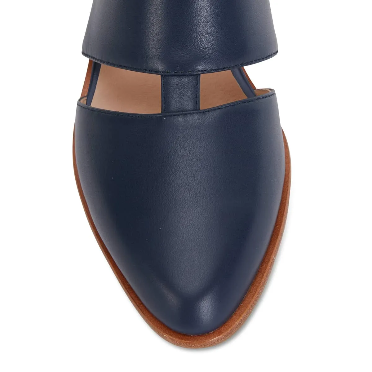 Hart Heel in Navy Leather