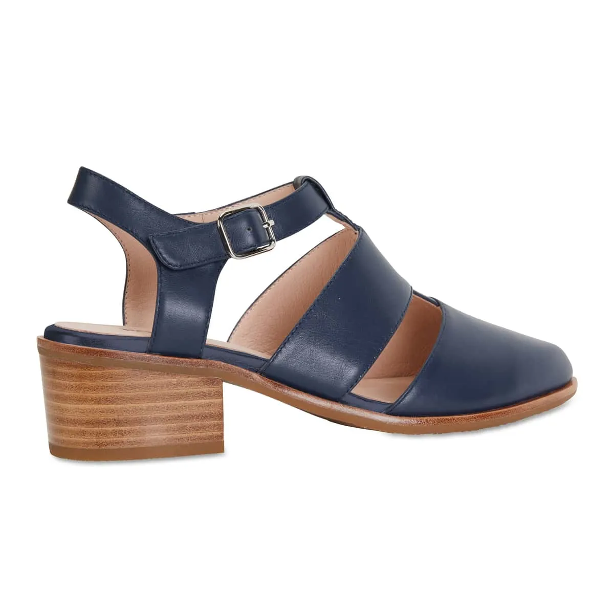 Hart Heel in Navy Leather