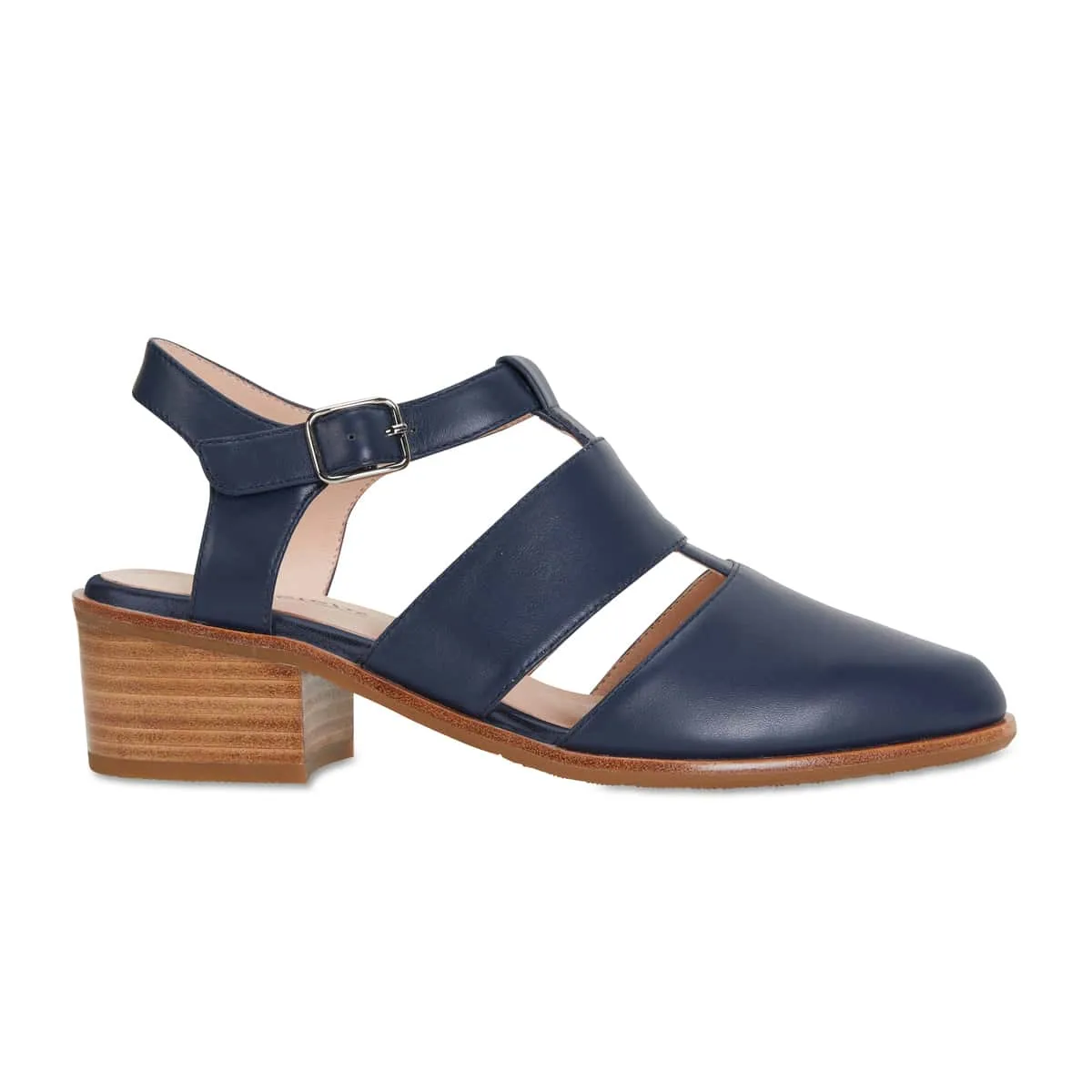Hart Heel in Navy Leather