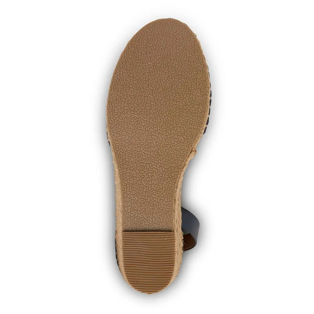 Havanna Espadrille in Navy Weave