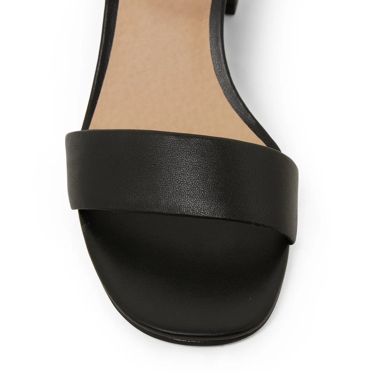 Heather Heel in Black Leather