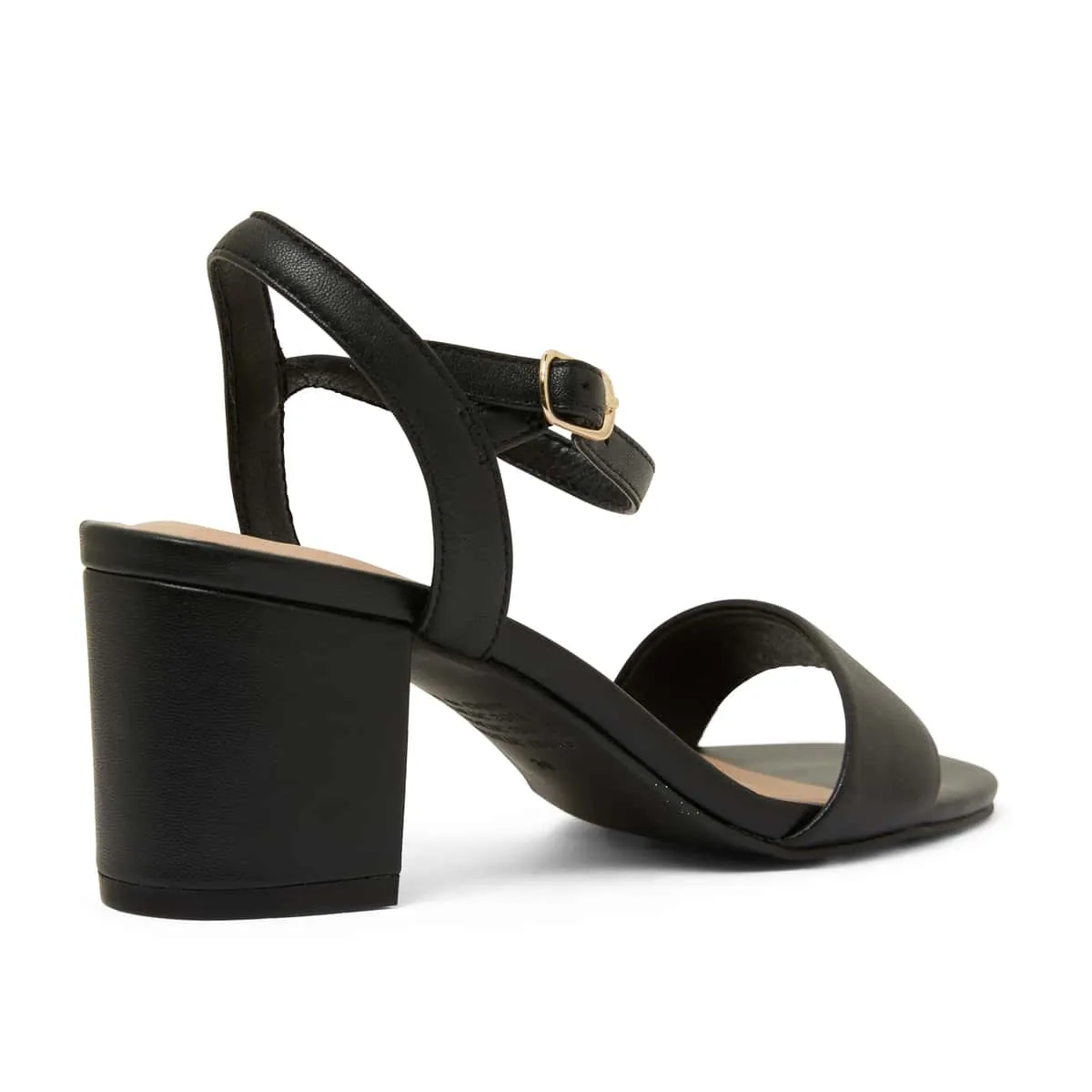 Heather Heel in Black Leather