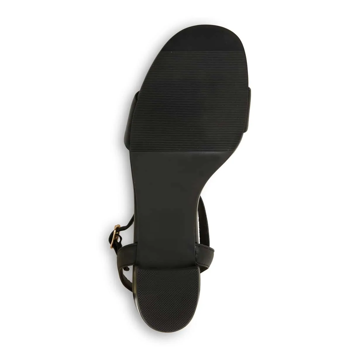 Heather Heel in Black Leather