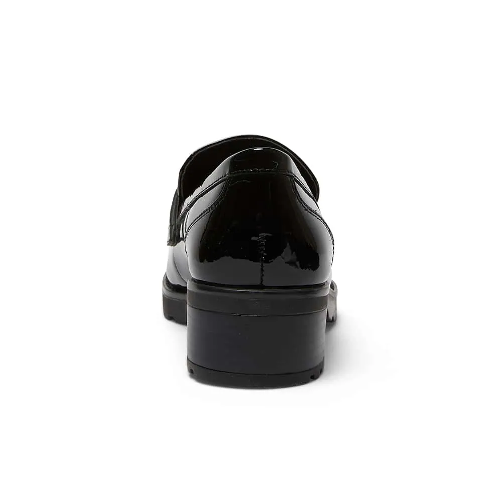 Impress Loafer in Black Patent