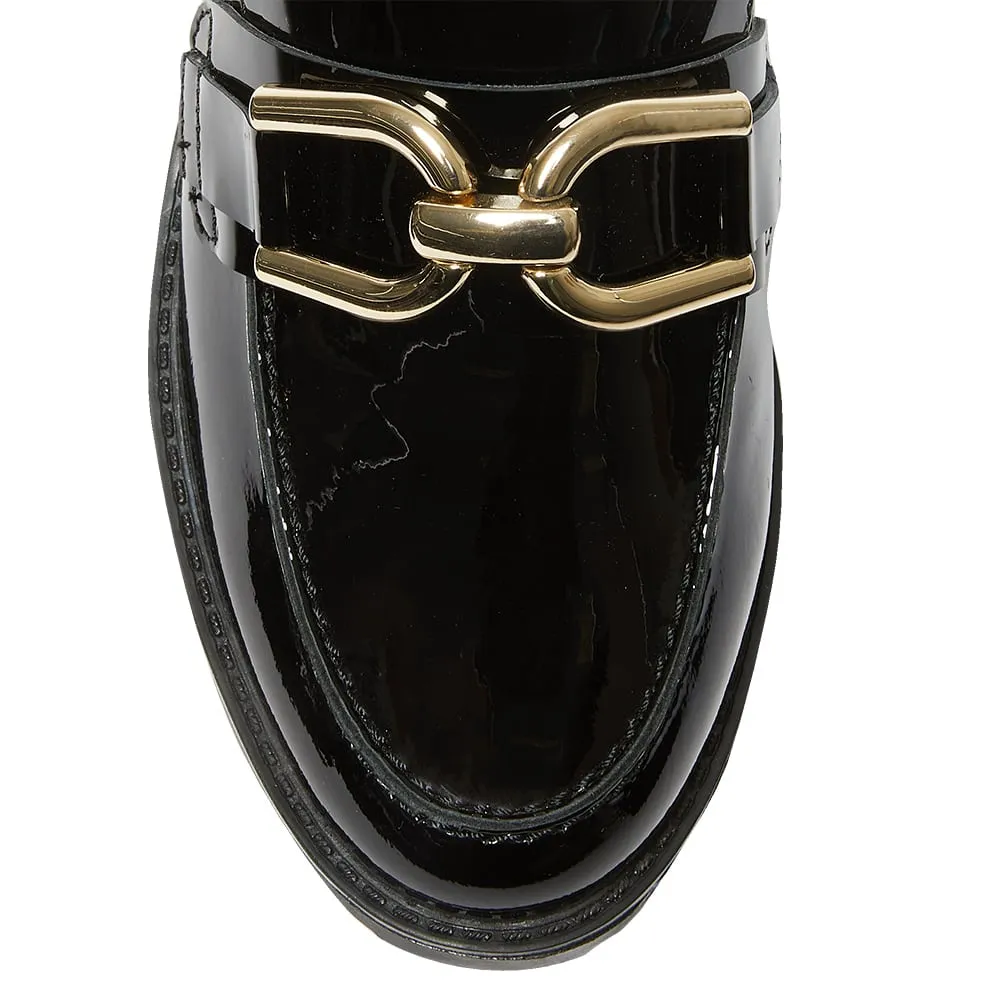 Impress Loafer in Black Patent