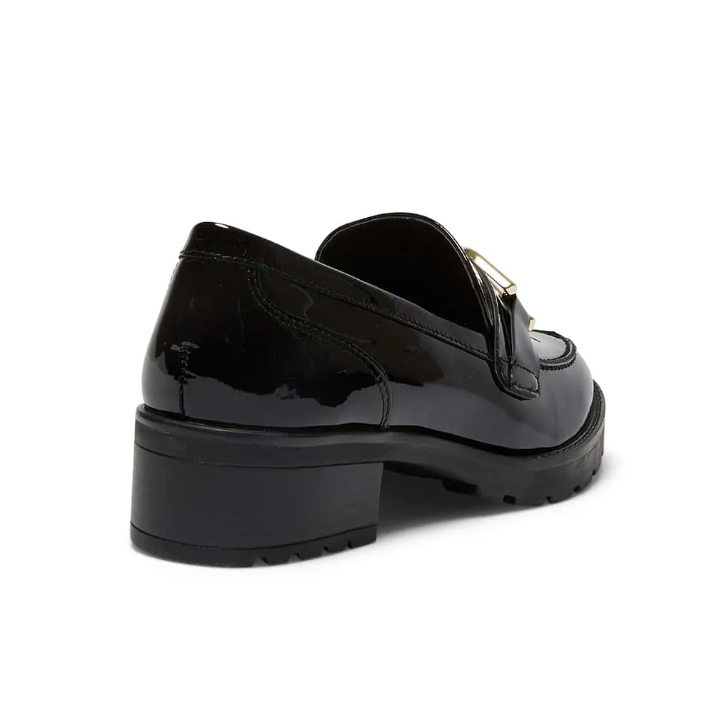 Impress Loafer in Black Patent