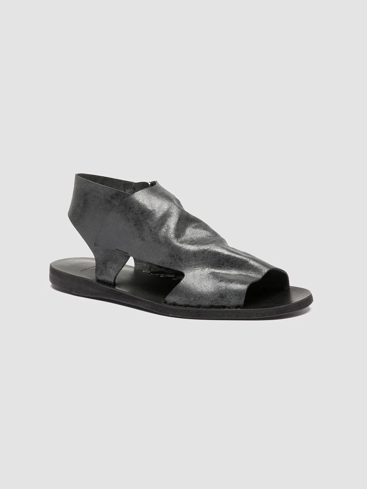 ITACA 033 - Black Leather Sandals