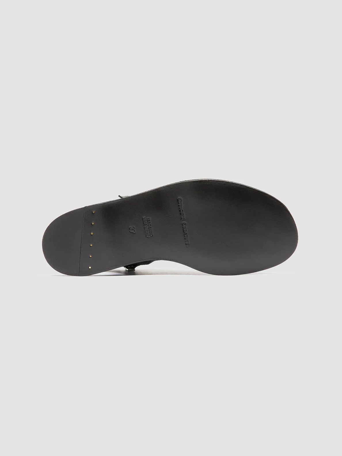 ITACA 033 - Black Leather Sandals
