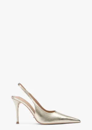 Ivy Gold Nappa Metallic