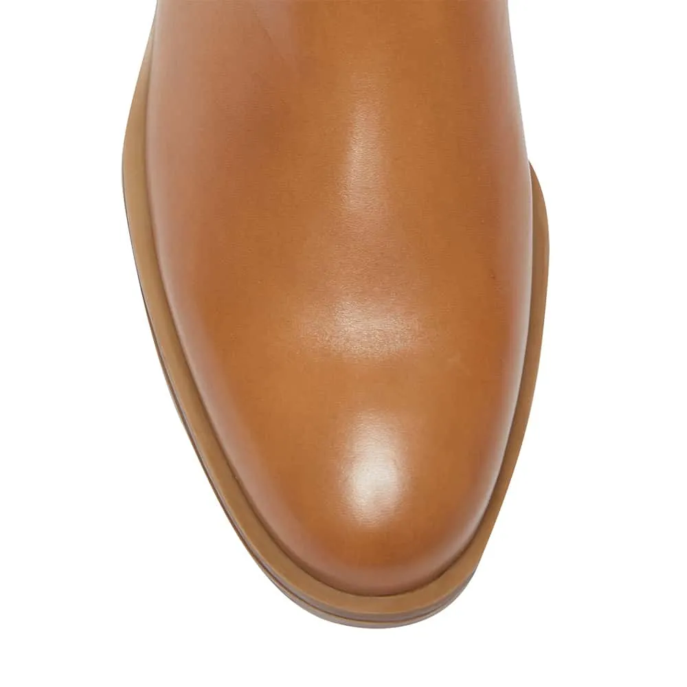Jackpot Boot in Tan Leather