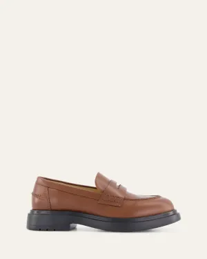 JARVIS LOAFERS CHESTNUT LEATHER