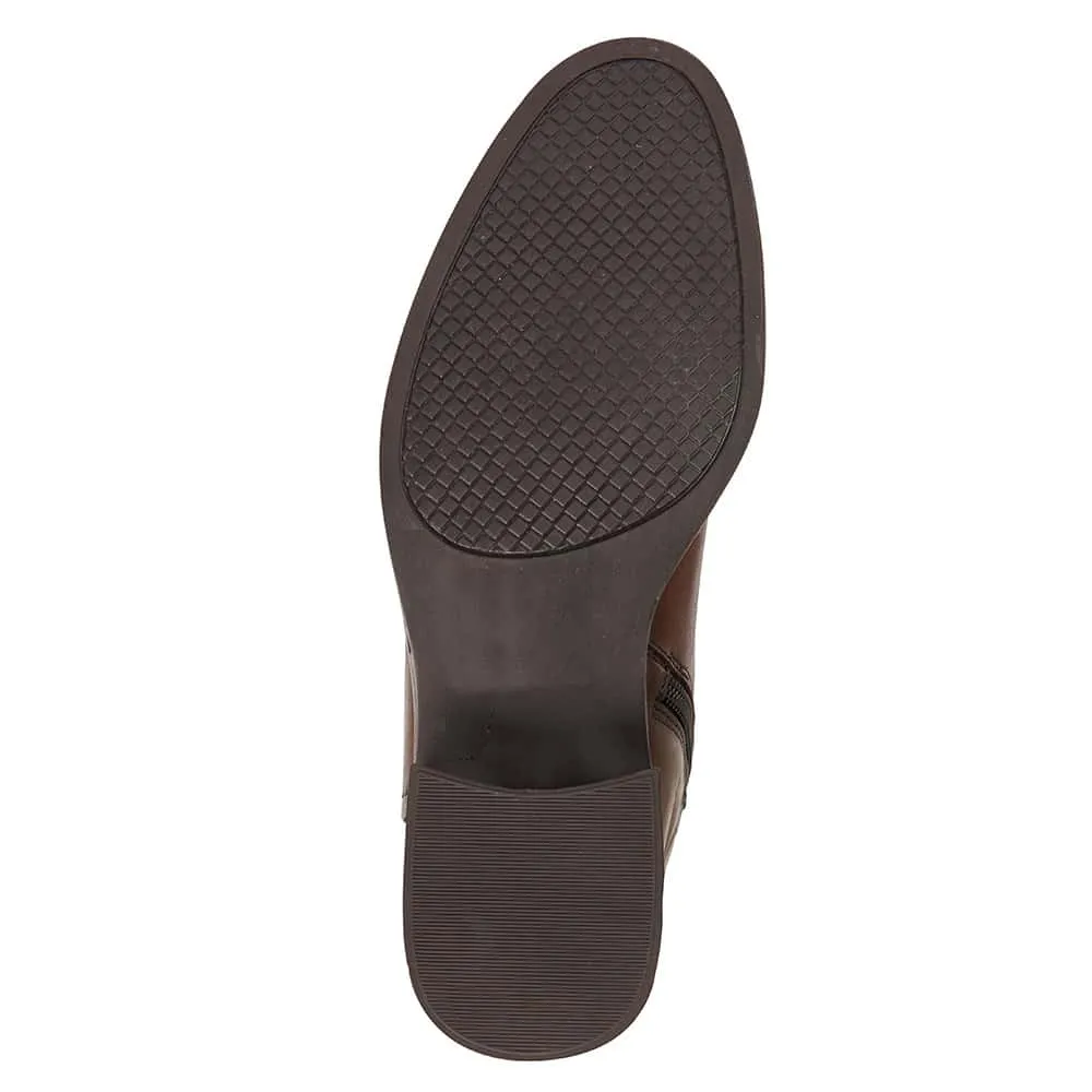 Jenna Boot in Brown Leather