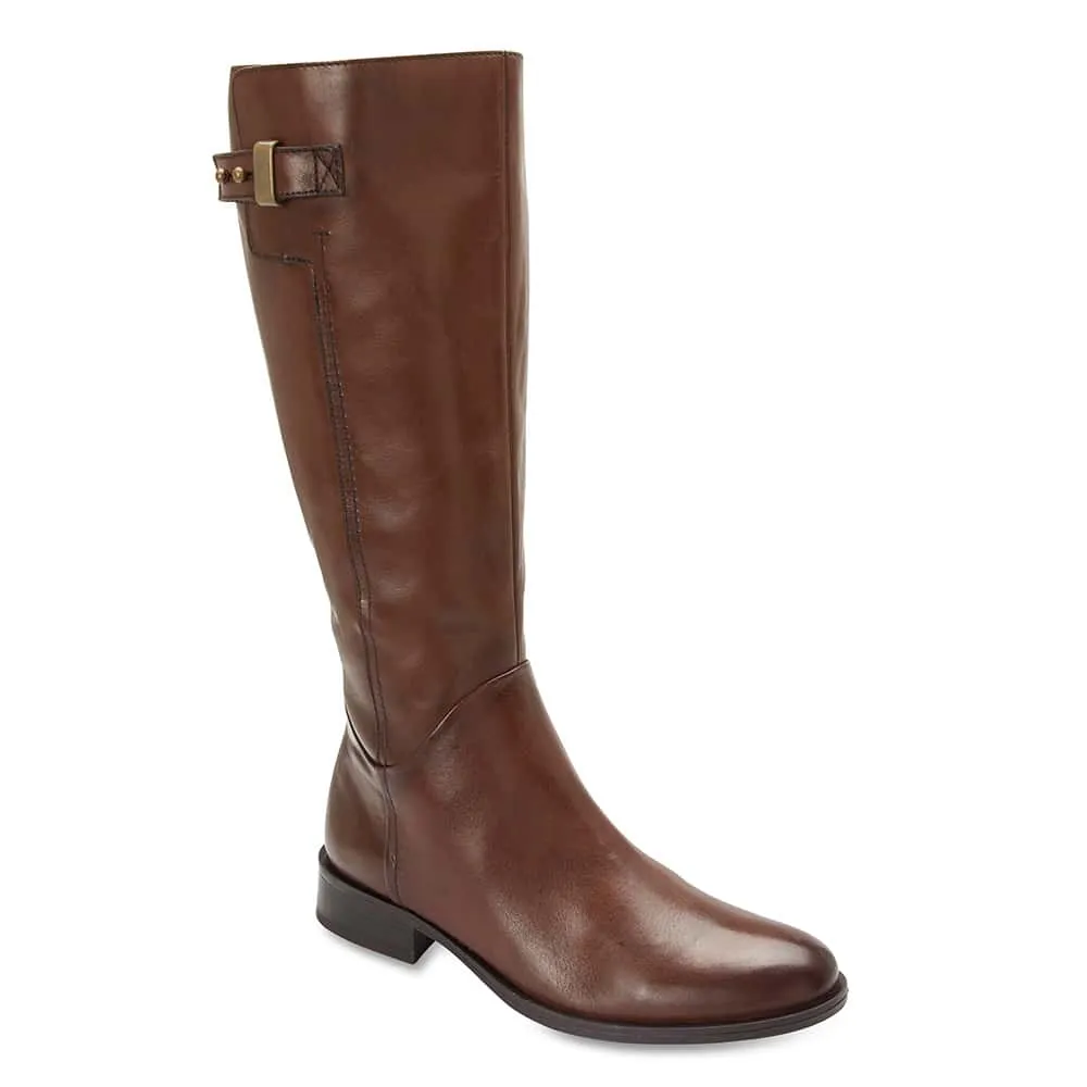 Jenna Boot in Brown Leather