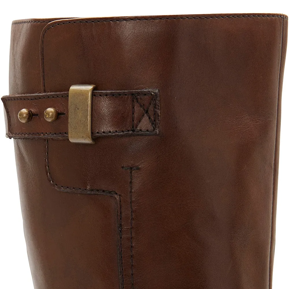 Jenna Boot in Brown Leather