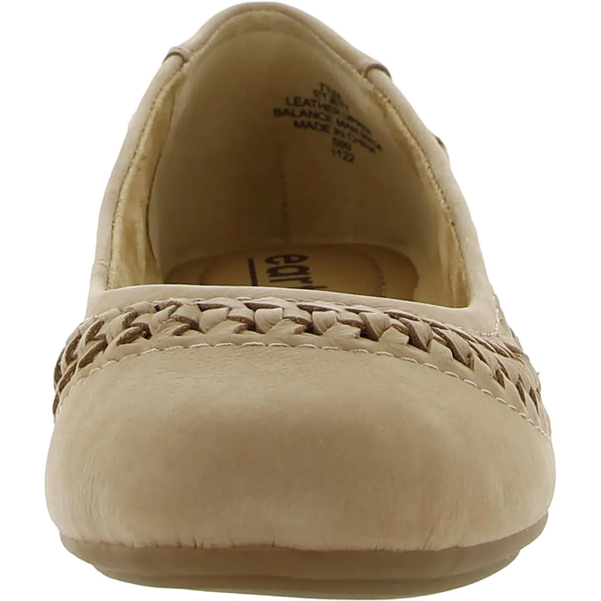 Jett Womens Cushioned Footbed Slip On Ballet Flats