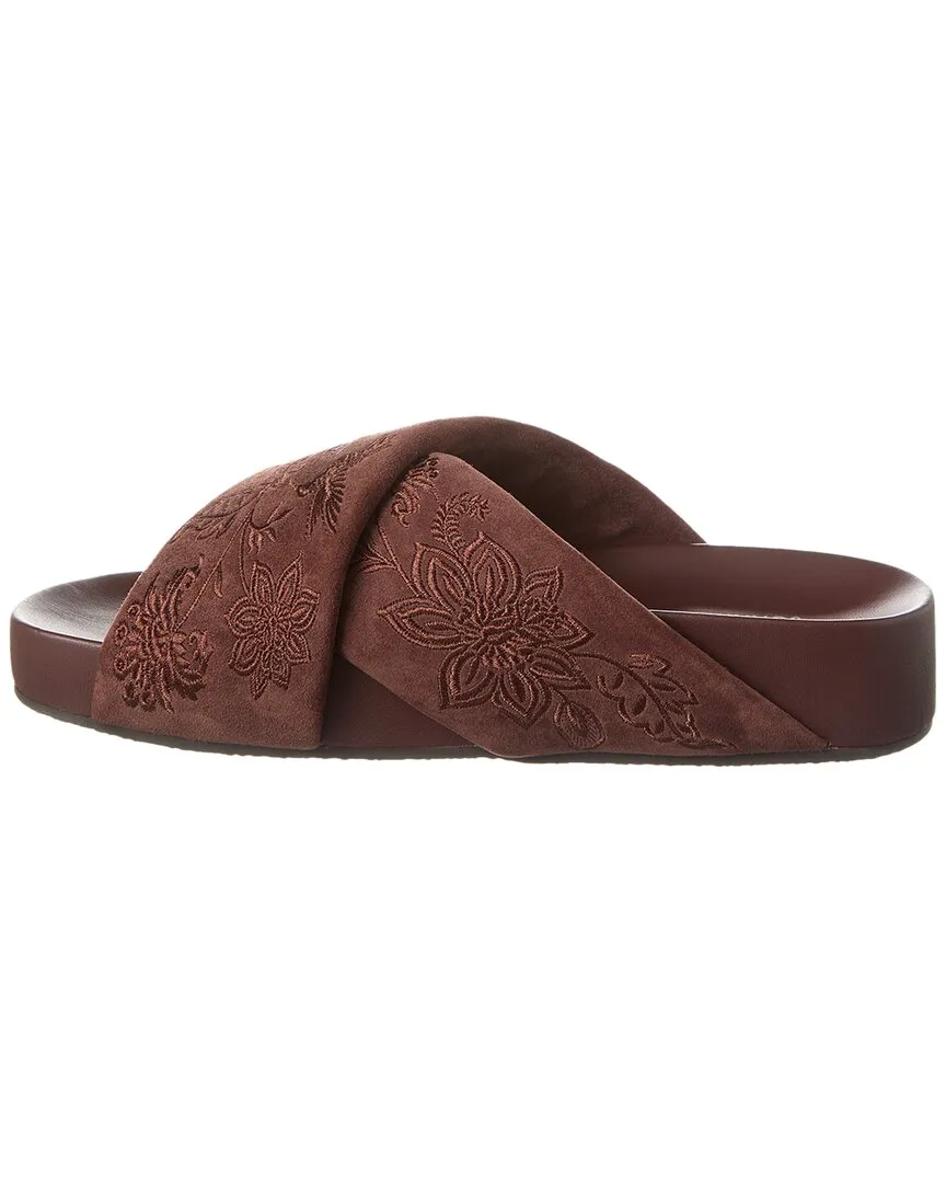 Johnny Was Cath X Band Suede Sandal