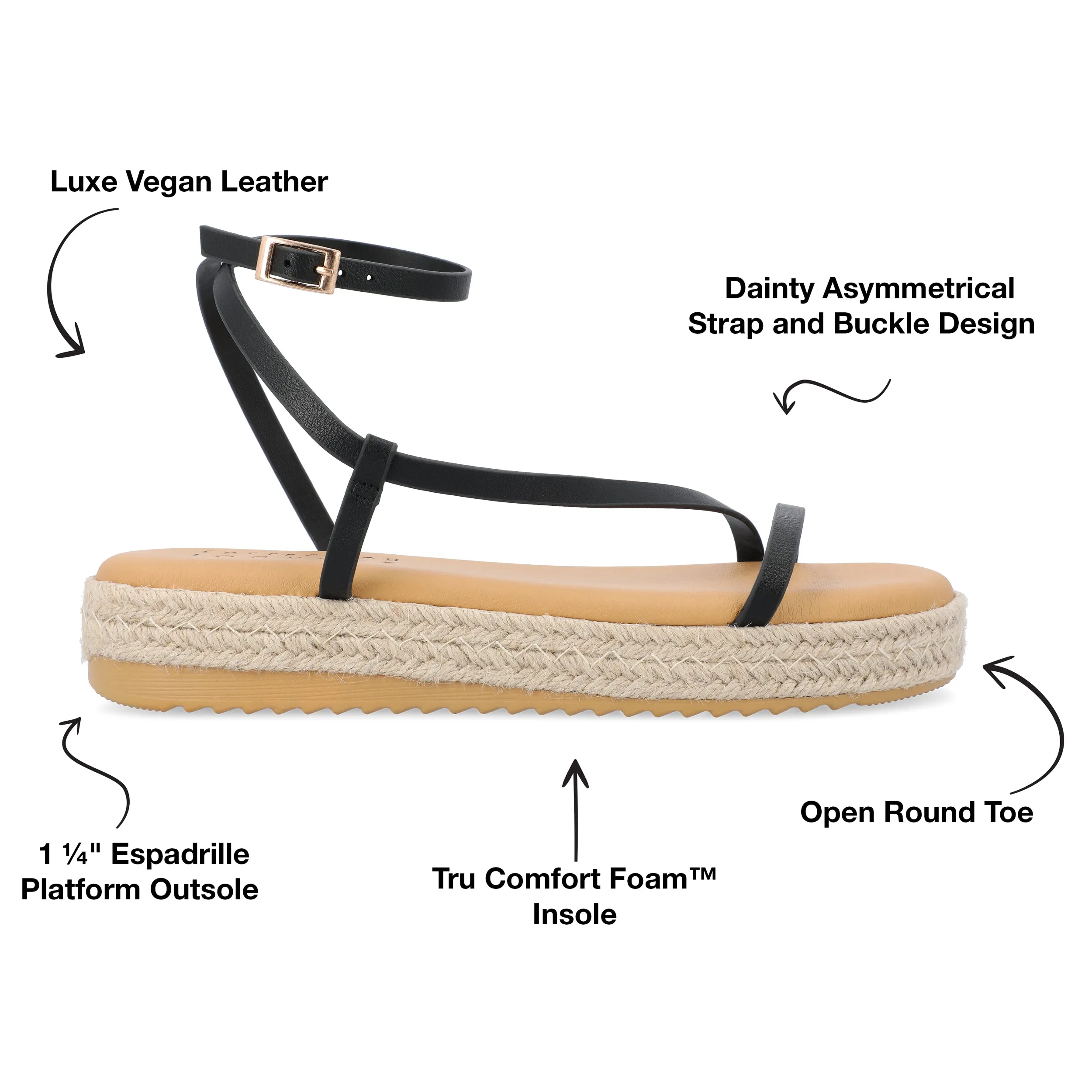 Journee Collection Women's Tru Comfort Foam Odelia Sandals