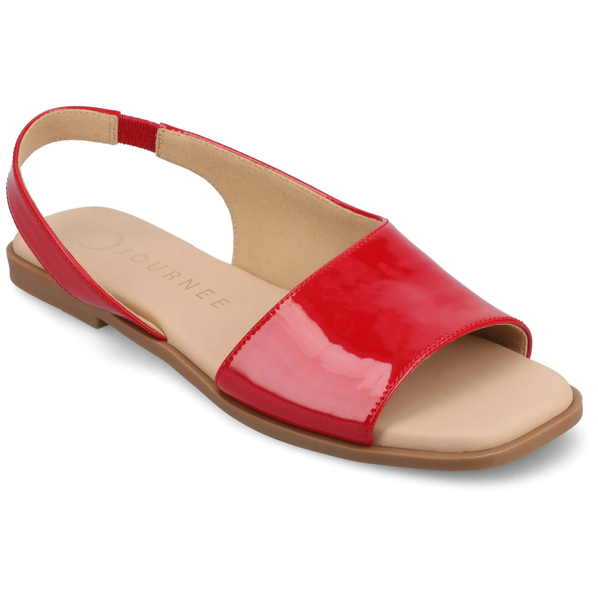 Journee Women's Brinsley Medium and Wide Width Flat Sandals