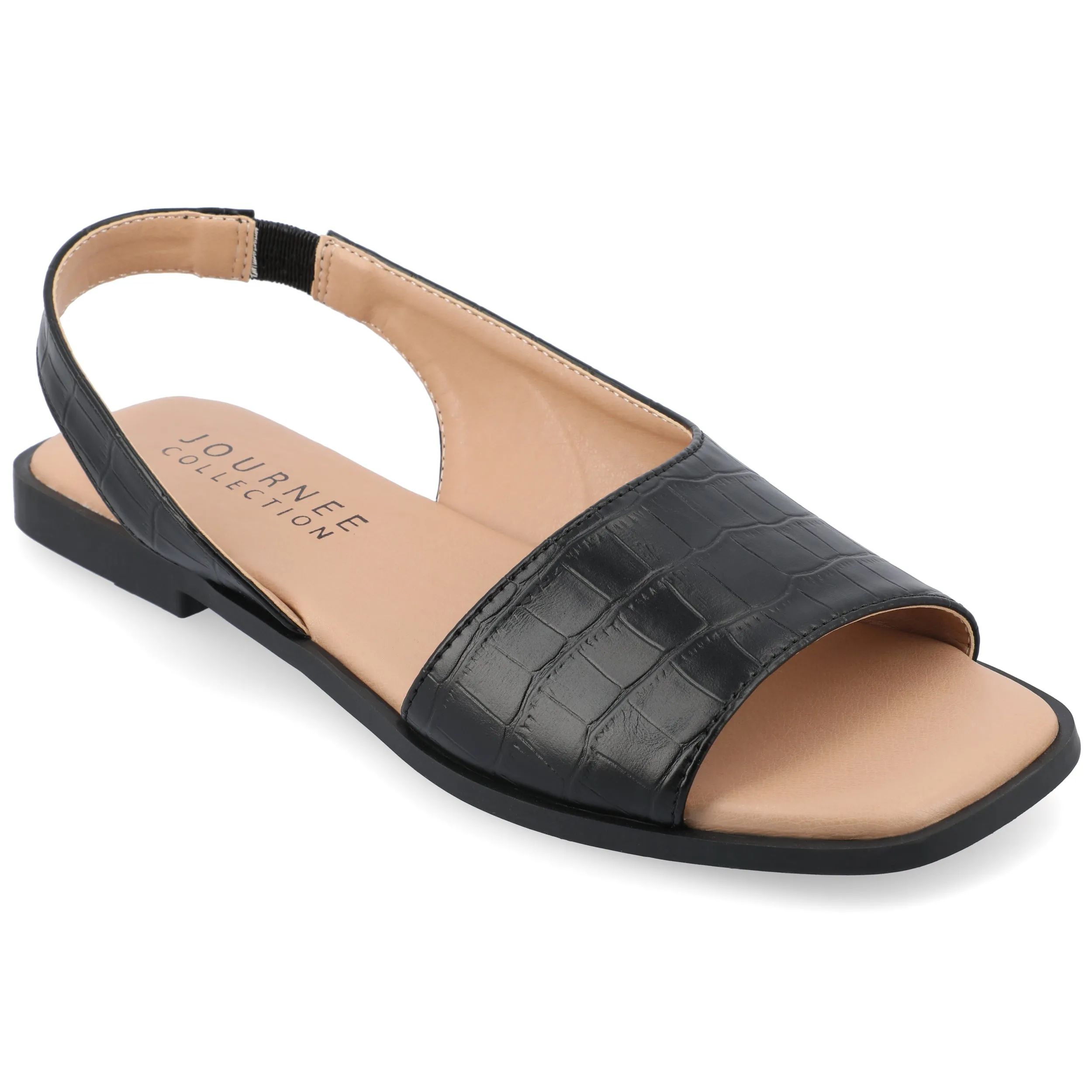 Journee Women's Brinsley Medium and Wide Width Flat Sandals