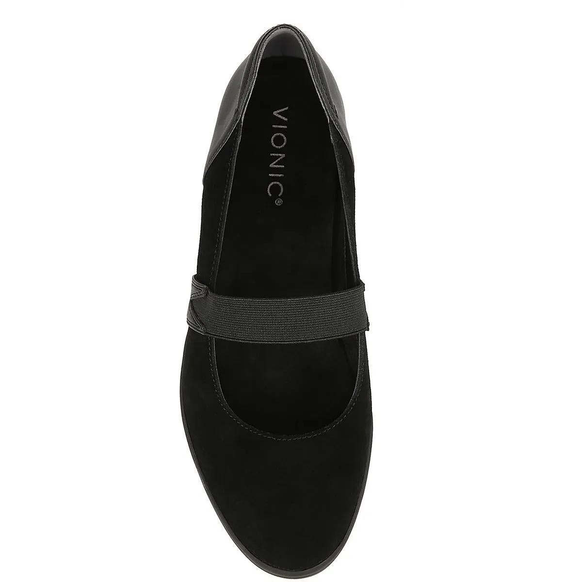 Judie Womens Suede Slip-On Mary Janes