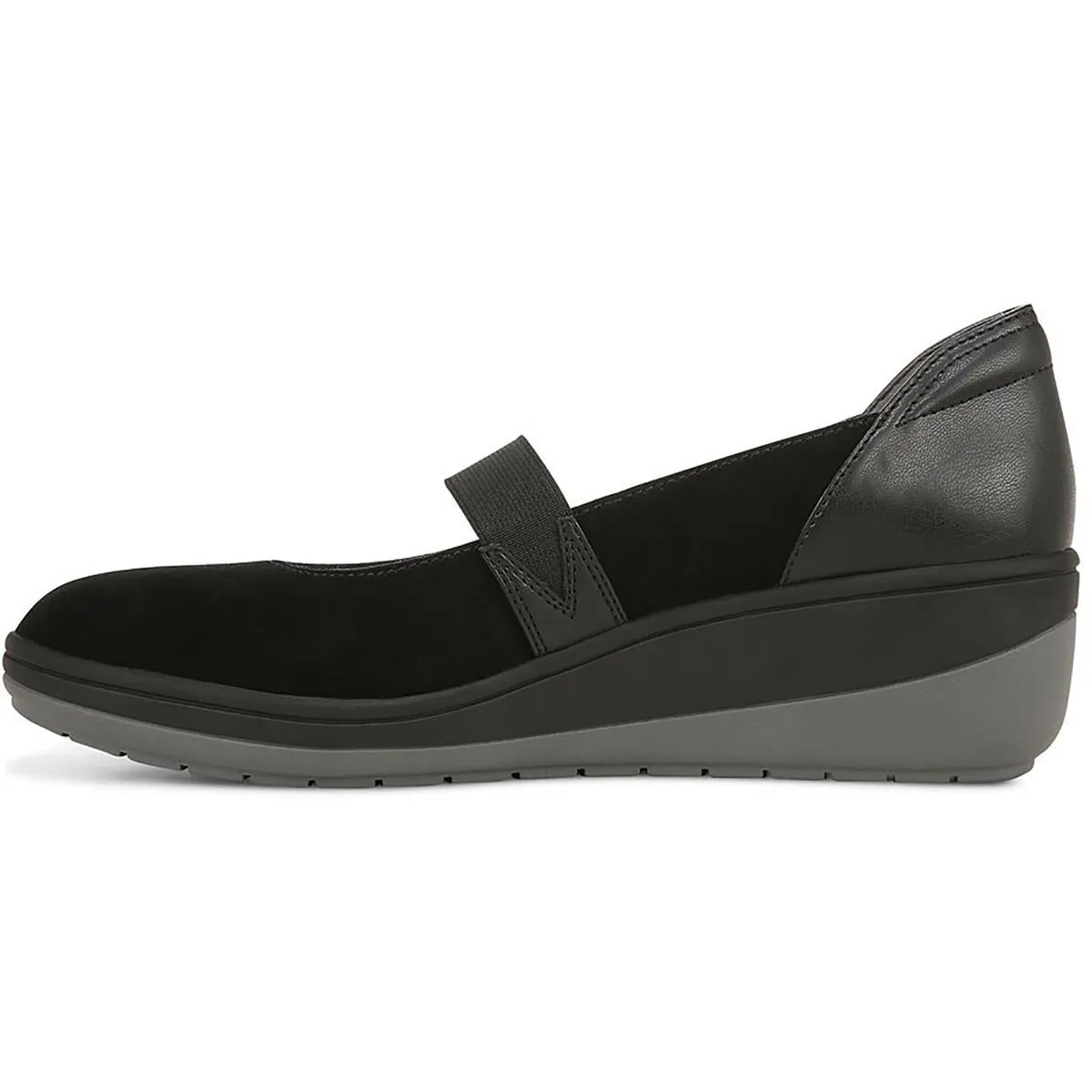 Judie Womens Suede Slip-On Mary Janes