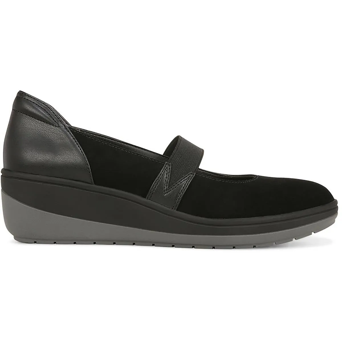 Judie Womens Suede Slip-On Mary Janes