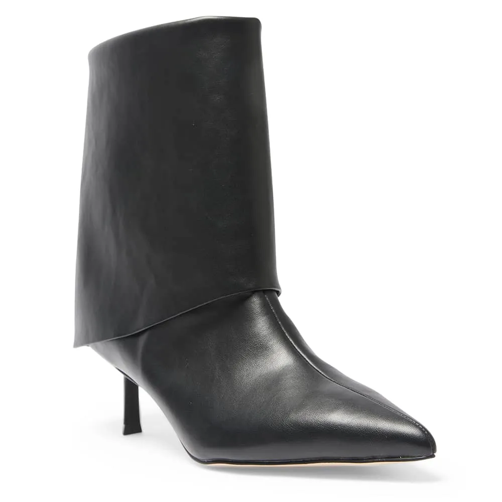 Julian Boot in Black Smooth