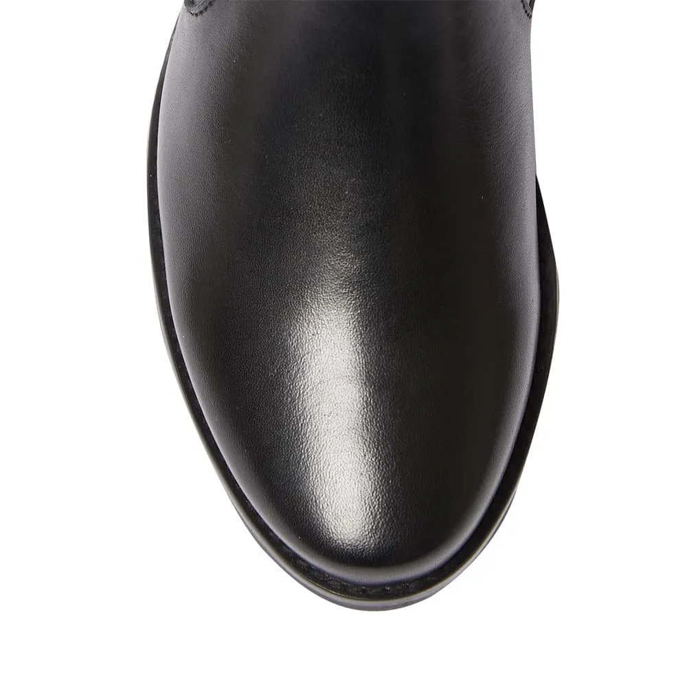 Junction Boot in Black Leather