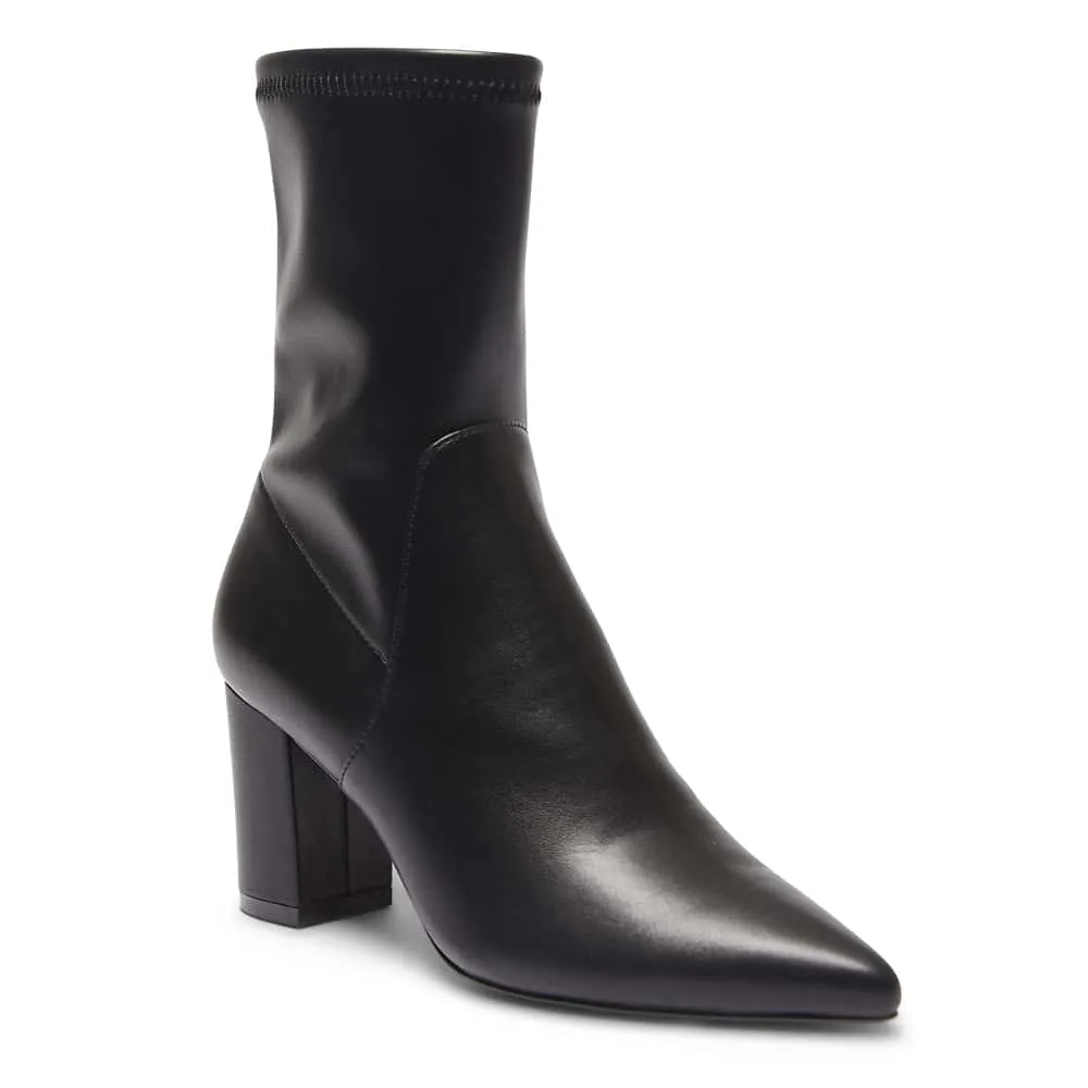 Karly Boot in Black Smooth