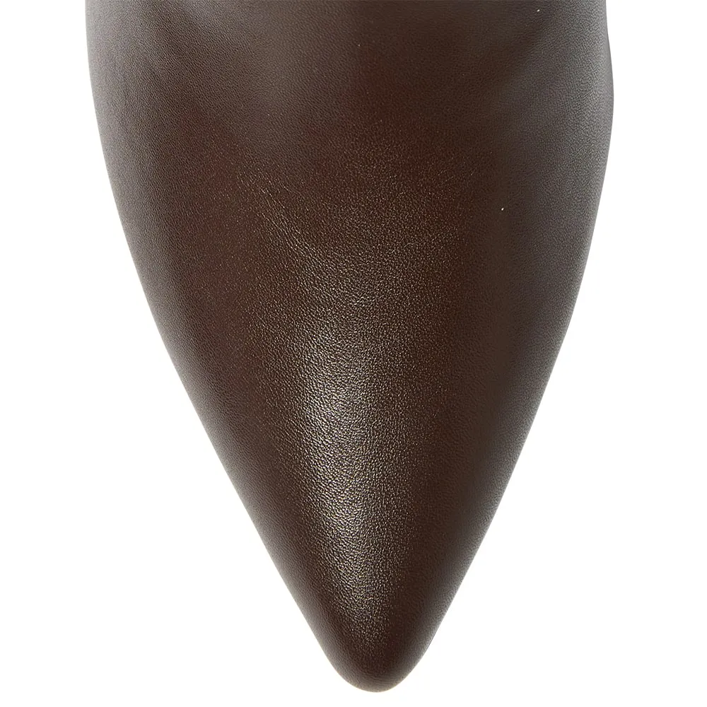 Kendall Boot in Chocolate Stretch